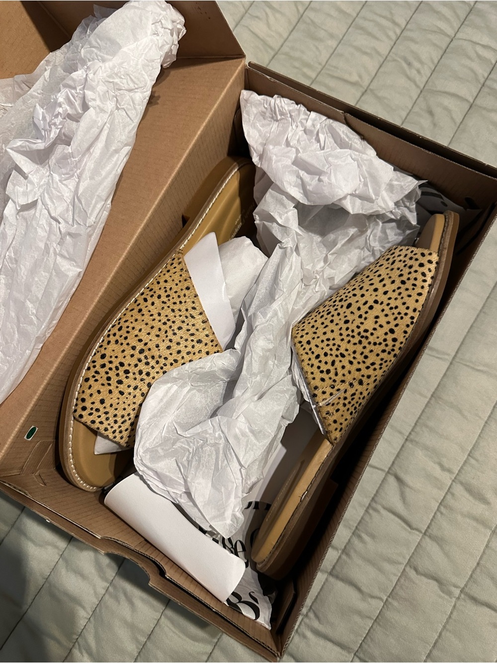 Hush Puppies Lexi Slide in Camel Calf Hair - Picture 2 of 4